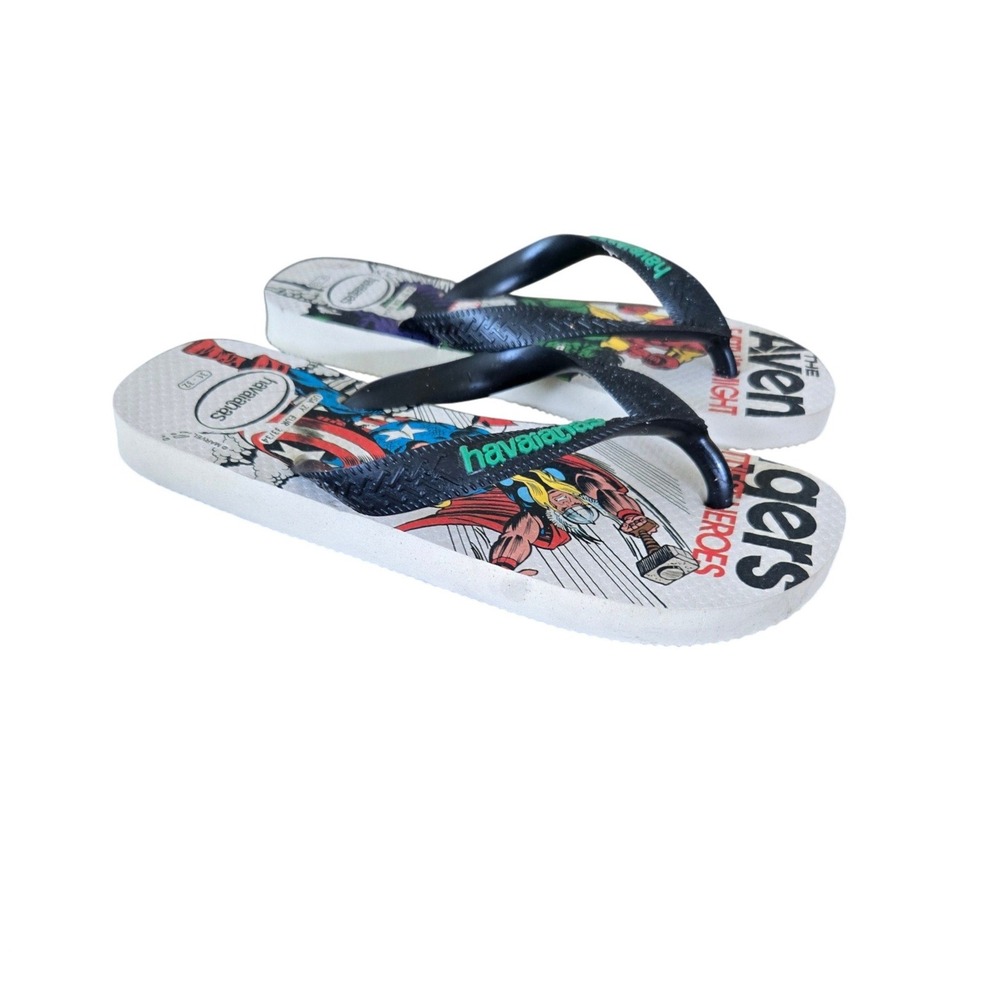 Havaianas Marvel Avengers Kids Flip Flops Superheroes US 2Y EUR 33/34